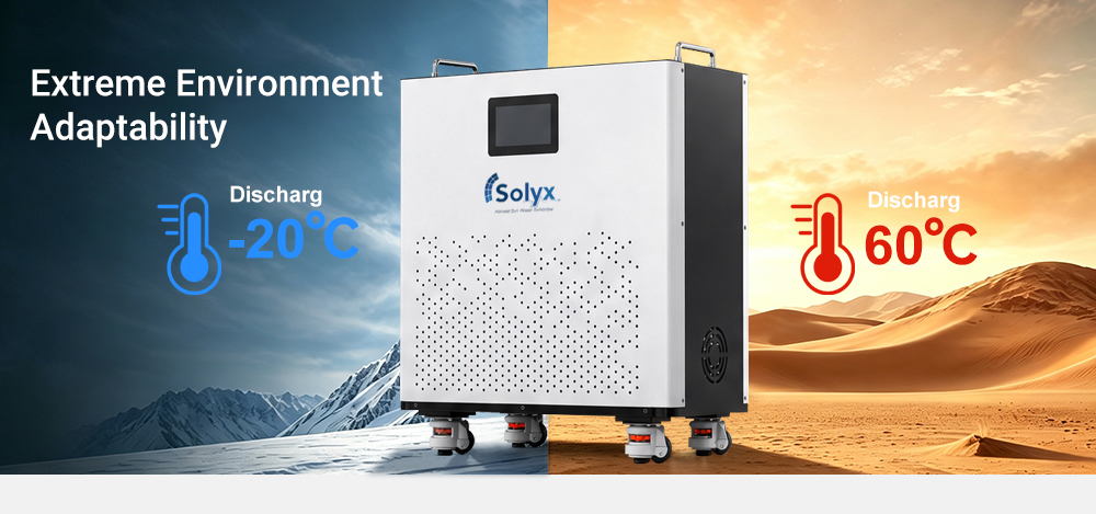 32KWh Lithium Battery 44-58.4V Voltage Range 1-16 Parallel Connection LiFePO4 Energy Storage Battery Built-in Smart BMS