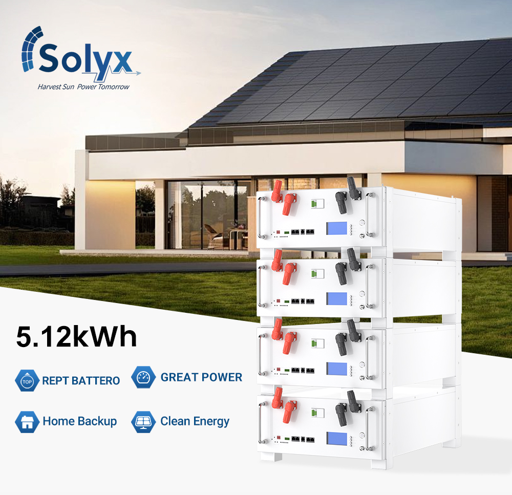 5.12kWh 51.2V 100Ah LiFePO4 Battery 8000 Cycles Rack Mount Energy Storage Battery with A+ Grade REPT/Great Power Cells