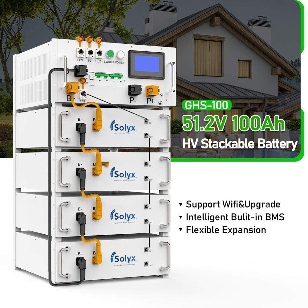 51.2V 100Ah Stackable Battery