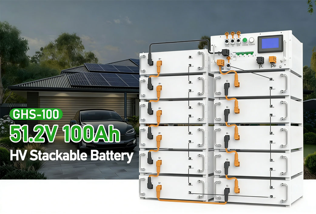GHS-100 51.2V 100Ah LiFePO4 Stackable Battery 5.12kWh 30KWH 50KWH 60KWH 80KWH 8000+Cycles Life Acceptable OEM/ODM Good Price GHS-100 51.2V 100Ah LiFePO4 Stackable Battery 5.12kWh 30KWH 50KWH 60KWH 80KWH 8000+Cycles Life Acceptable OEM/ODM Good Price