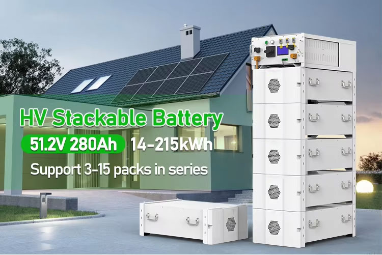 HV Stacked Lithium Battery 15KWh BESS Home Energy Storage System with Smart BMS 14KWH-215KWH for Industrial Use