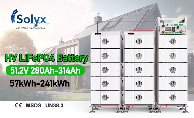 15 Years Warranty High Quality Solyx 51.2V 314Ah Lifepo4 Battery High Voltage 50KWH -200KWH Rack Mounted Battery RS485 RS232 CAN 15 Years Warranty High Quality Solyx 51.2V 314Ah Lifepo4 Battery High Voltage 50KWH -200KWH Rack Mounted Battery RS485 RS232 CAN