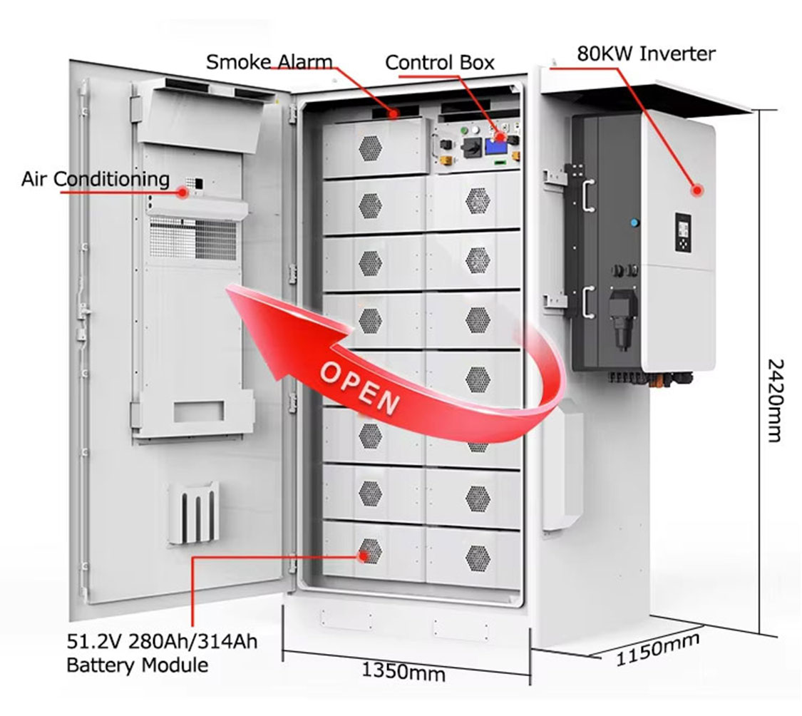 Solyx 100-241kWh Air Cooled LiFePO4 BESS Battery Cabinet 30-125kW Hybrid On Grid Off Grid Energy Storage System Solyx 100-241kWh Air Cooled LiFePO4 BESS Battery Cabinet 30-125kW Hybrid On Grid Off Grid Energy Storage System